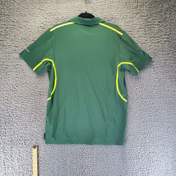 Columbia Shirt Mens Medium Green Golf Omni-Wick Cut Away Polo Moisture-Wicking - Picture 5 of 9